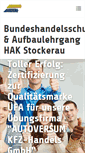 Mobile Screenshot of hasstockerau.ac.at